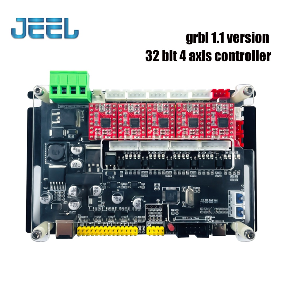 GRBL1.1 4  CNC Ʈѷ, 32 Ʈ USB CNC  ..